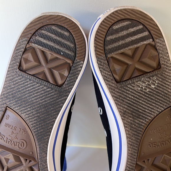 Converse All Star Chuck Taylor high top side zipper. Men size 8, Women size 10. - Picture 9 of 15